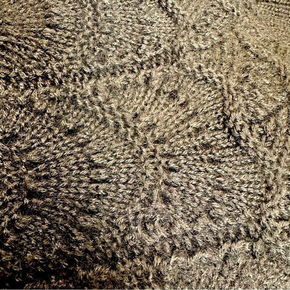 Ralph Lauren Collection Fall 2010 Hand Knit Black Alpaca Pointelle Turtleneck - Picture 13 of 16